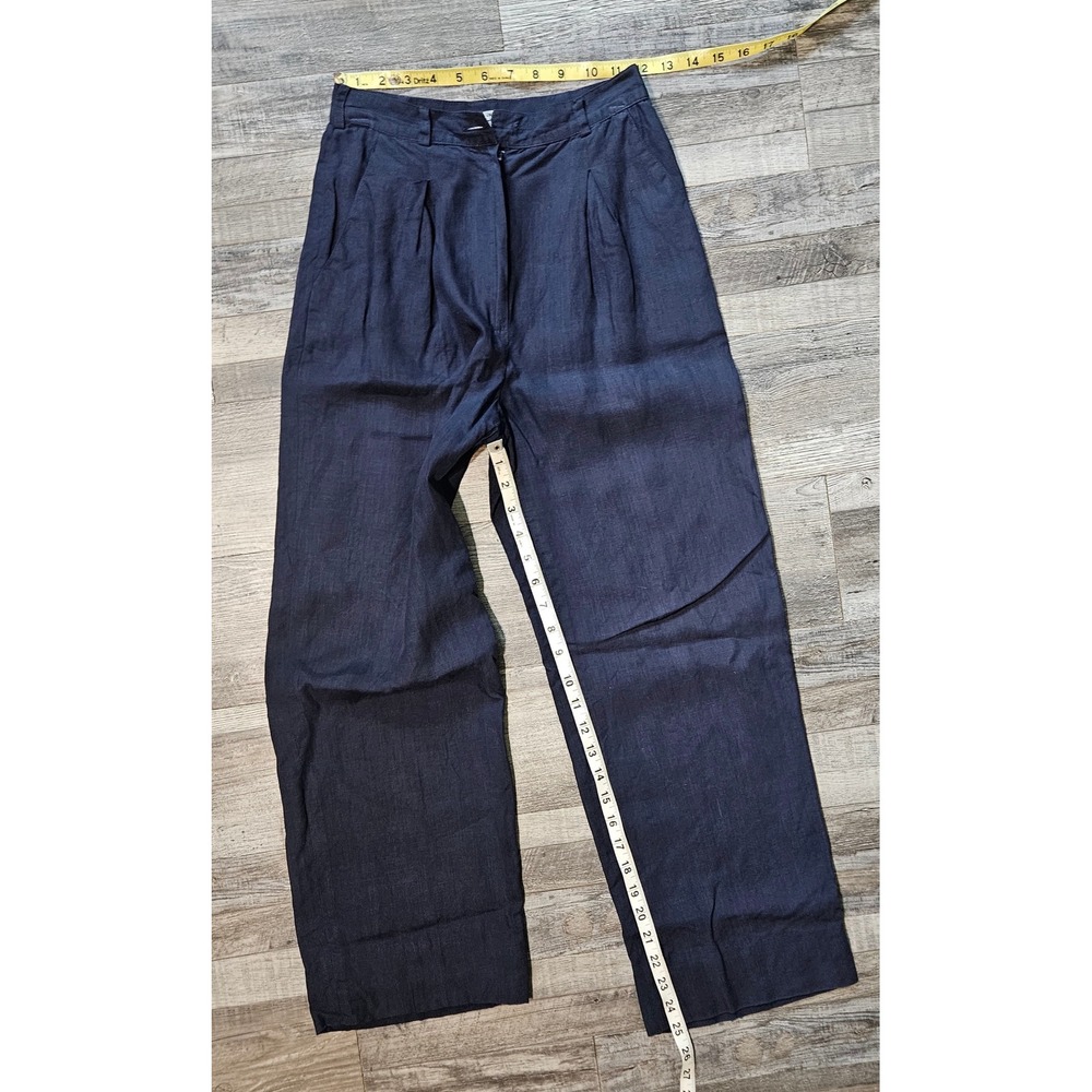 Vintage 100% Linen Women's Pants – Size 38 – Made in Italy - Picture 3 of 11